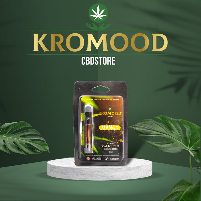 KroMood HHC-Kartusche (Dab Pen) Mango 95 % HHC/1000 mg 1 ml 60 KroMood HHC-Kartusche (Dab Pen) Mango 95 % HHC/1000 mg 1 ml 60