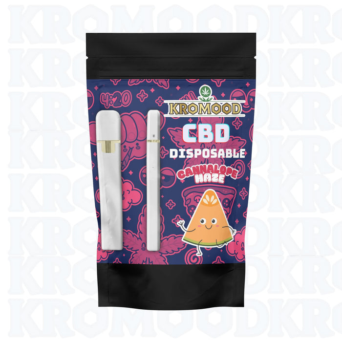 KroMood Puff Jetable - Cannalope Haze - CBD 70% - 1ML - 600 bouffées