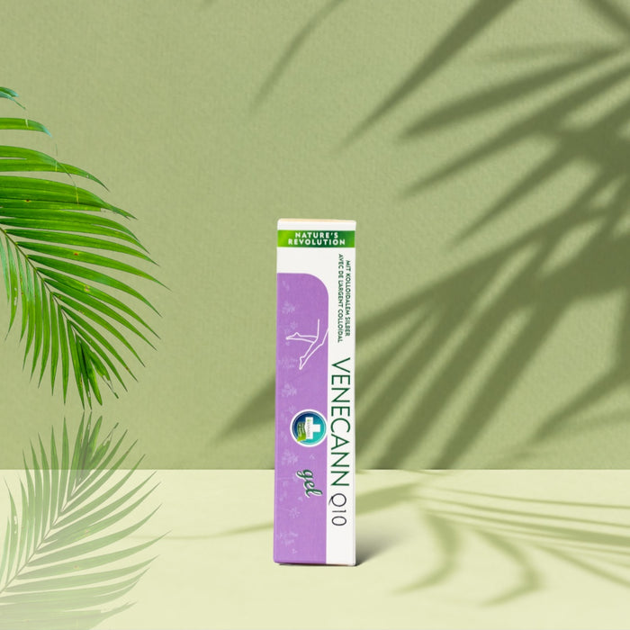 Venecann Q10 gel for light and refreshed legs by Annabis