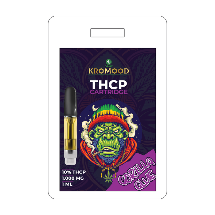 KroMood THC-Patrone (Dab Pen) – Gorilla-Kleber – 10 % THCP/1000 mg – 1 ml – 600 Züge