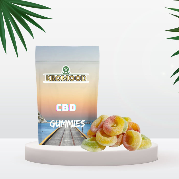 KroMood Gummies - CBD 25mg - Rings Tropical