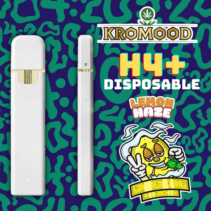 KroMood Puff Jetable - H4+ – Lemon Haze - 90%