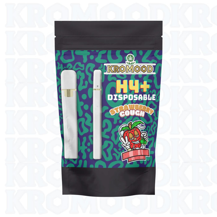 KroMood Puff Jetable - H4+ –  Strawberry Cough - 90%