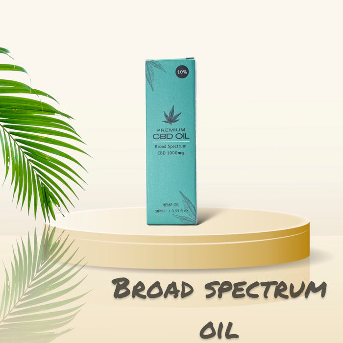 Broad Spectrum CBD Oil - Pure Extract CBD - 1000mg - 10% - 10ml