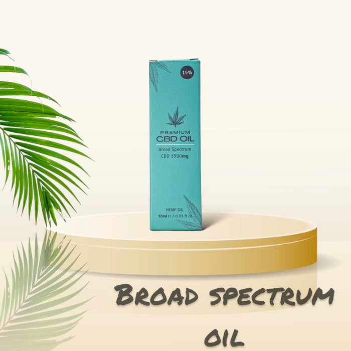 Broad Spectrum CBD Oil - Pure Extract CBD - 1500mg - 15% - 10ml