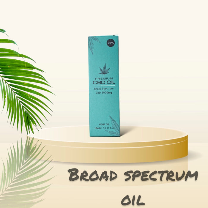 Broad Spectrum CBD Oil - Pure Extract CBD - 2000mg - 20% - 10ml