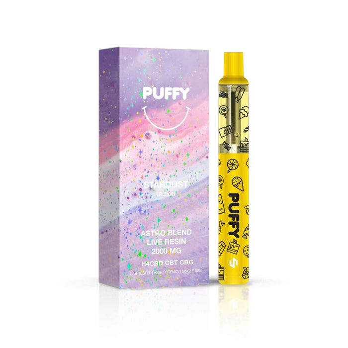 Disposable Puffy Puff - Stardust (Astro Blends) - Indica - H4CBD/CBT/CBG/2000MG - Live Resin - 800 puffs