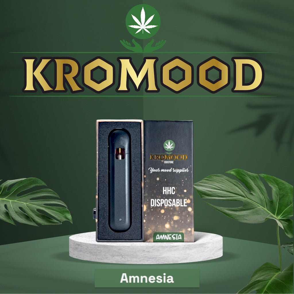 KroMood Disposable HHC Puff - Amnesia: New Generation, 95% HHC/1000MG,