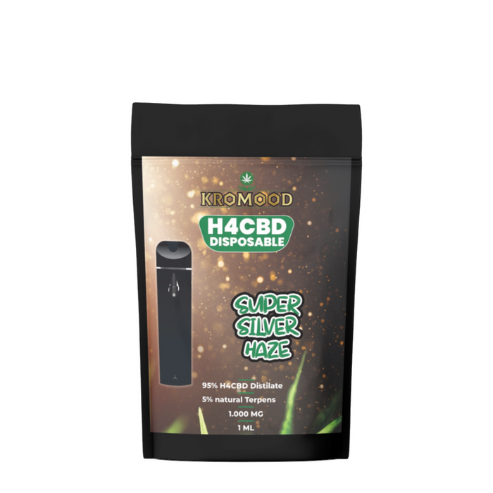 KroMood Puff Jetable - Super Silver Haze - 95% H4CBD/1000MG - 1ML - 60 KroMood Puff Jetable - Super Silver Haze - 95% H4CBD/1000MG - 1ML - 60