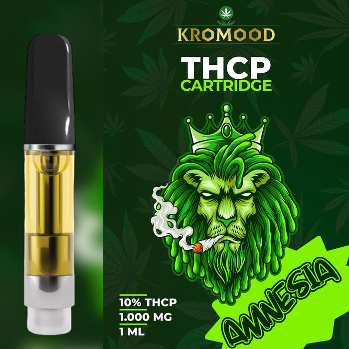KroMood Cartridge (Dab Pen) van THCP - Amnesia - 10% THCP/1000MG - 1ML - 600 trekjes 