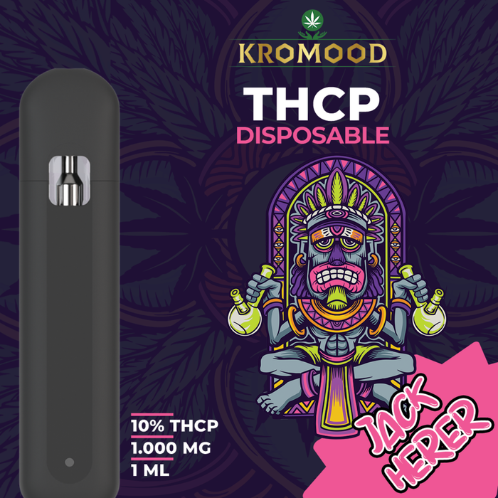 KroMood Disposable - Jack Herer - 10% THCP/1000MG - 1ML - 600 trekjes 