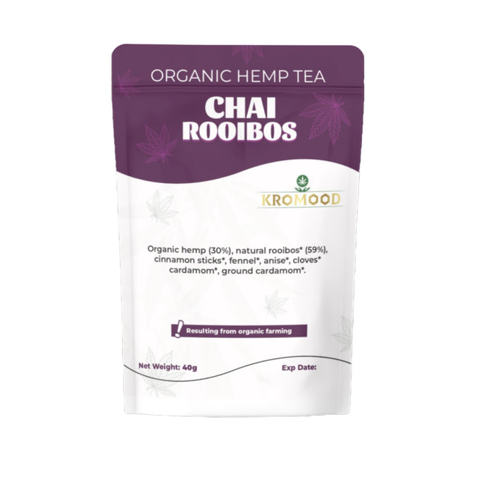 Hemp Herbal Tea - Chai Rooibos - 100% Organic - 40gr
