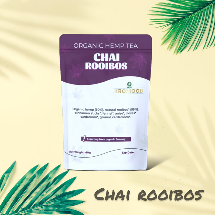 Hanf-Kräutertee – Chai Rooibos – 100 % biologisch – 40 g