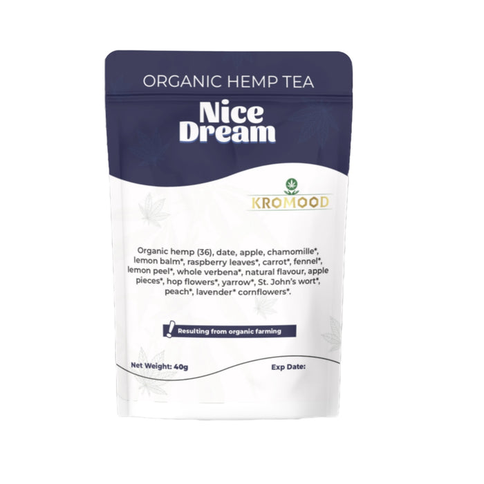 Hemp Herbal Tea - Nice Dream - 100% Organic - 40gr